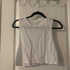 aerie easy cropped tank